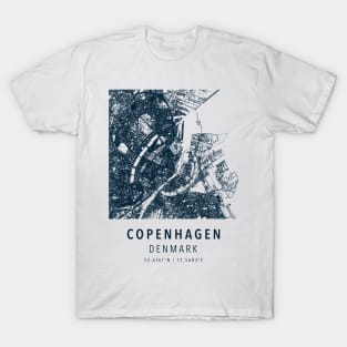 copenhagen simple map T-Shirt